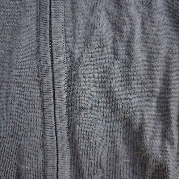 Patrick Assaraf Ribbed Merino Wool Full Zip Cardigan - Picture 5 of 9